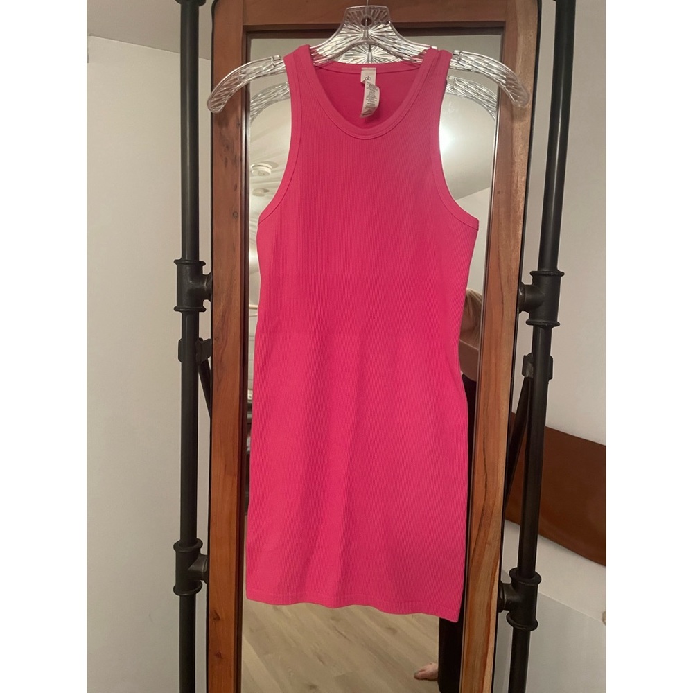 Alo Yoga Seamless Dress in Pink